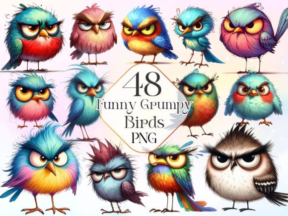 Download Funny Grumpy Bird Clipart Funny Bird Png - Bird png Collection