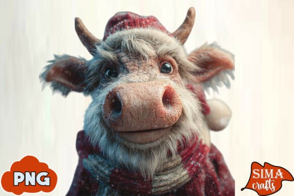 Download Gnome Christmas Cow Sublimation - Sublimation Collection