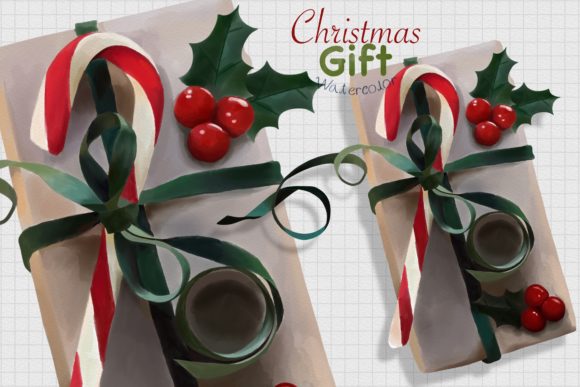 Download CHRISTMAS GIFT Watercolor - Premium Resources