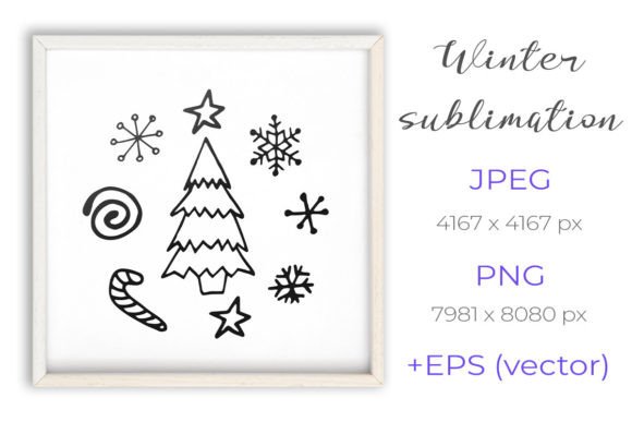 Download Winter Sublimation. Christmas Card - Sublimation Collection