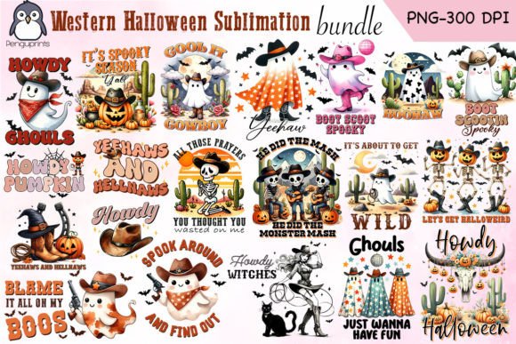 Download Western Halloween Sublimation Bundle - Sublimation Collection