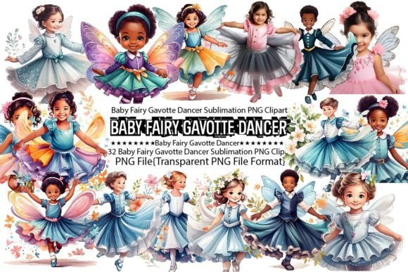 Download Baby Fairy Gavotte Dancer Sublimation - Sublimation Collection