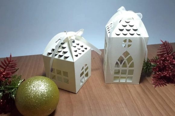Download SVG Set Paper House Christmas Village - Christmas village Collection