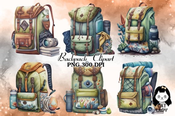 Download Vintage Backpack Sublimation Clipart - Sublimation Collection