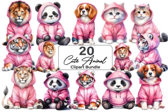Download Cute Winter Animals Clipart Sublimation - Sublimation Collection
